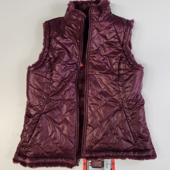Plush Purple Faux Fur Vest - Picture 6 of 6